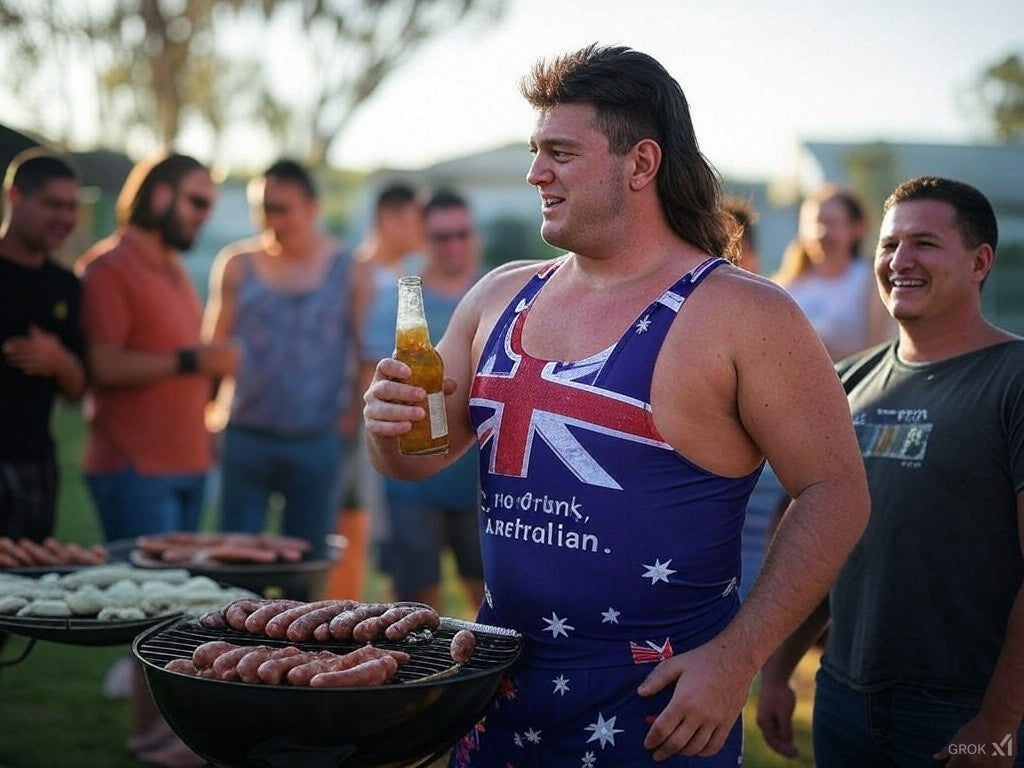 Celebrating Australia Day with My Mates.